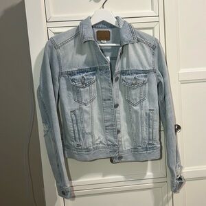 ae light blue denim jacket